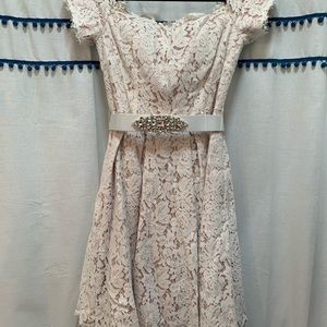 Nordstrom Lace Ivory Dress | Size 8